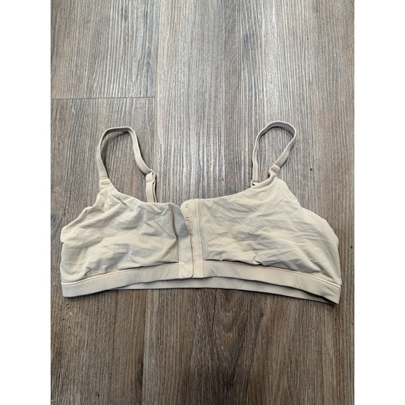 SKIMS Women's Fits Everybody Adaptive Scoop Bralette in Onyx Size XL - Picture 2 of 4